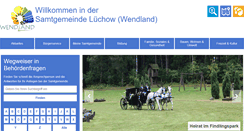 Desktop Screenshot of luechow-wendland.de
