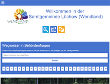 Tablet Screenshot of luechow-wendland.de